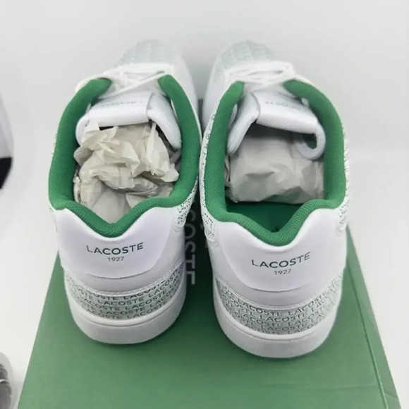 NEW Lacoste Thrill 120 2 US SMA Leather Sneakers 7-39SMA0050042 White Mens 13 - Picture 5 of 9